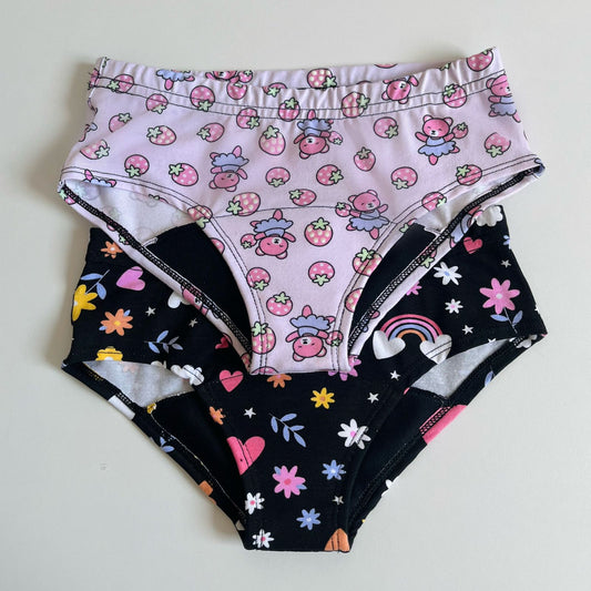 2 Panties Absorbentes Niñas